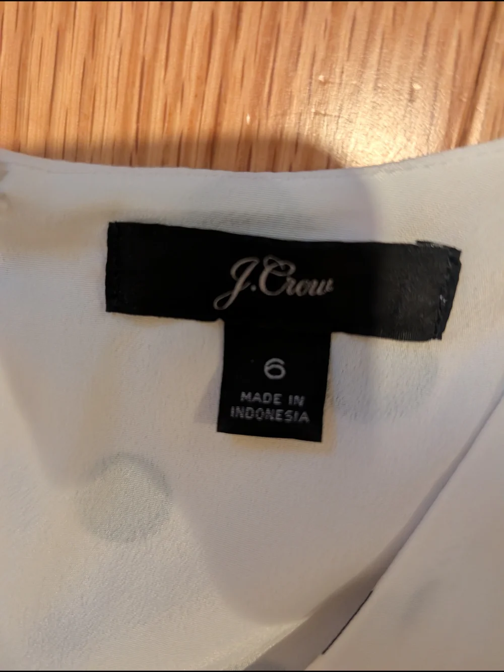 J. Crew White Midi Dress with Black Polka Dots